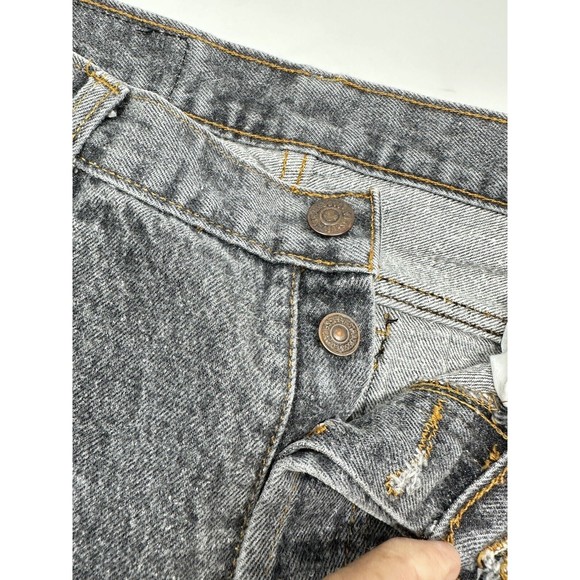 1980s USA Levi’s high‎ rise gray  Tapered Leg Jeans Fits 13x29 - Picture 5 of 8
